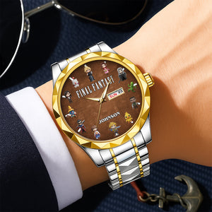 Level Up Men's Watch Personalized Gifts for Gamers 02NADT240725