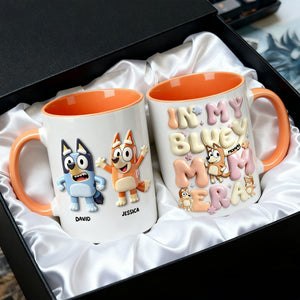 Adorable Characters Mom Era Accent Mug - Personalized Gifts For Mothers 03kilu240226