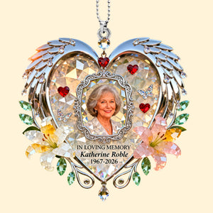 Miss The Angel In Heaven Car Hanging Ornament, Personalized Keepsake To Remember Loved One 04qhqn120126