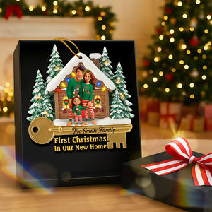 Family Housewarming Christmas Ornament - Custom Photo Gifts For Family 04toqn200925 - Ornament - GoDuckee