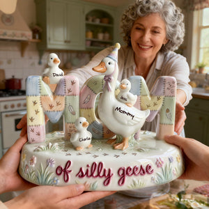 Mom Of Silly Goose Acrylic Plaque - Personalized Gifts For Moms 04qhlu270226