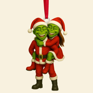 Funny Custom Photo Gifts For Family Christmas Acrylic Ornament 03ohtn200825