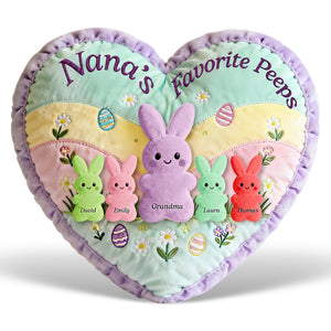 Grandma Peep Easter Custom Shape Pillow - Personalized Gifts For Grandma 05naqn300126