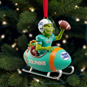 Holiday Touchdown Ornament - Personalized Christmas Gift Sport Lovers 06KILU231025