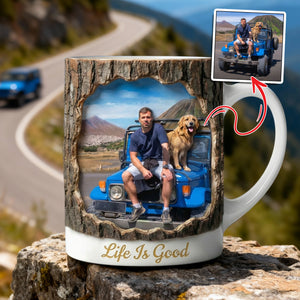 Off-Road Adventure Coffee Mug - Personalized Custom Photo Gift For Off-road Lovers 02HULU311225