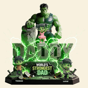 Green Giant Dad Acrylic Plaque - Personalized Gifts For Dad 05todt210526