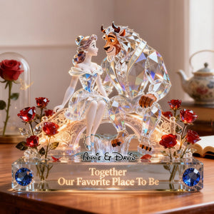 Crystal Couple Acrylic Plaque - Personalized Gifts For Couple 02OHLU040226