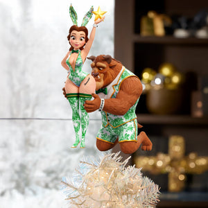 Naughty Couple Christmas Tree Topper - Personalized Gifts For Couple 03ohqn201125