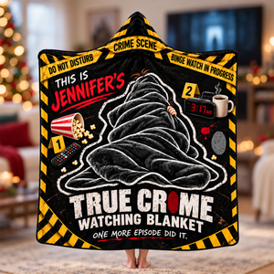 This Is My True Crime Watching Blanket - Personalized Christmas Gifts For True Crime Lovers 03haqn191026