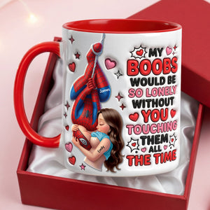 Chaos In Love Accent Mug - Personalized Gifts For Couples 03huqn300626