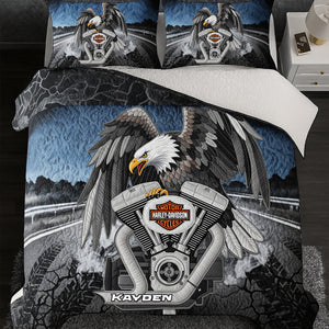 Badass On Motorcycle Engine - Personalized Gifts For Bikers 06QHLU140725