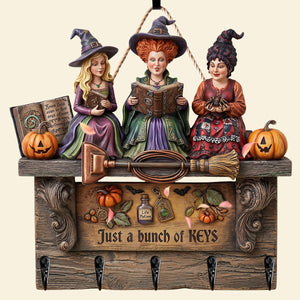 Sassy Triple Witch Key Hanger, Personalized Gifts For Witch Lovers 03qhdt250726