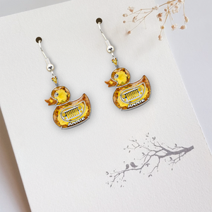 Fun Duck Earrings - Personalized Gifts For Off-road Girl 05QHLU120725