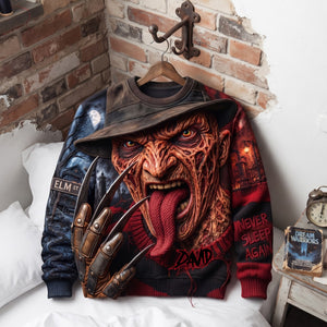 Nightmare Slayer Sweatshirt - Personalized Gifts For Horror Movie Lovers 05hulu030826
