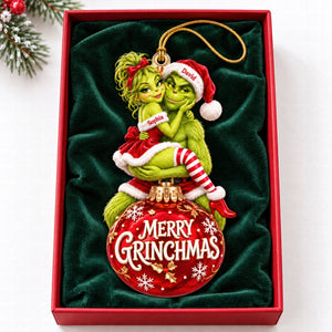 Naughty Couple Christmas Ornament - Personalized Gifts For Couple 09tyqn061026