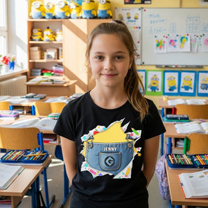 Cute Cartoon Shirt Personalized Back To School Gifts For Kids 01tgtn310725