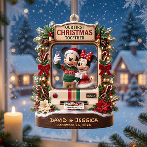 Our First Christmas Together Ornament - Personalized Gifts For Couple 07todt010826