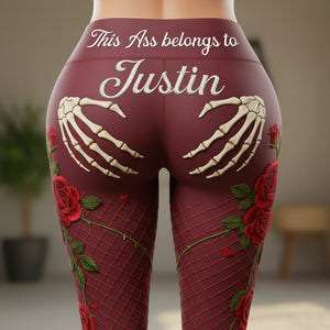 Naughty Skeleton Hands Leggings - Personalized Gifts For Her 04naqn181225