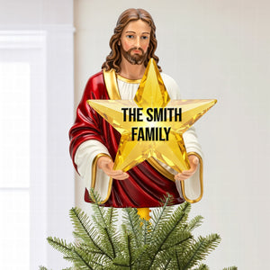 Holiday Acrylic Christmas Tree Topper – Personalized Gifts For Christians 04pgqn151125