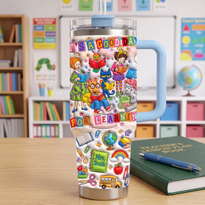 Vibrant & Joyful Class 40oz Tumbler With Handle, Personalized Gifts For Teacher 04qhtn220726