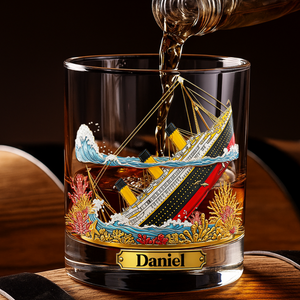 Legendary Ocean Voyage Whiskey Glass - Personalized Gifts For Boat Lovers 01HYLU140825