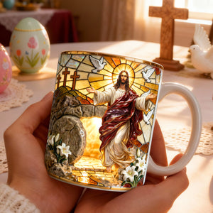 Jesus Christ Resurrection Coffee Mug - Easter Gift For Christian 04QHLU290126