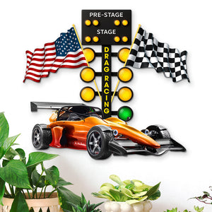 Drag Racing Metal Sign - Custom Photo Christmas Gifts For Racing Lovers 03naqn280725
