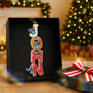 Gingerbread Custom Name Alphabet Ornament - Personalized Gift For Christmas 02NAQN251025