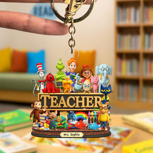 Children's Book Keychain - Personalized Gifts For Teacher 03naqn110625