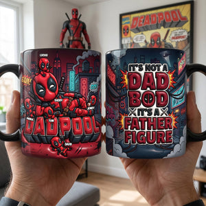Hero Dad Bod Accent Mug - Personalized Gifts For Dad 02NATN060526