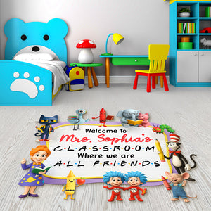 Welcome Classroom Doormat - Personalized Gifts For Teacher 02naqn250725