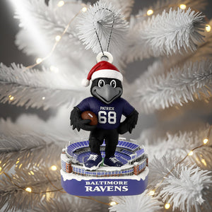 Stadium Spirit Christmas Ornament Personalized Gifts For Football Lovers 02HUDT180925