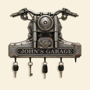 Motorcycles Garage Personalized Gifts For Motor Lovers Key Hanger 01natn070725