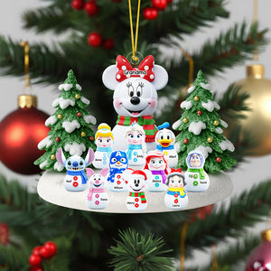 Cartoon Characters Christmas Ornament - Personalized Gifts For Grandma 05naqn040925