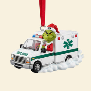 Badass Paramedic Christmas Ornament, Personalized Gifts For Paramedic 01qhtn130925