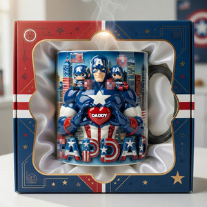 Shadow Hero Dad Magic Coffee Mug - Personalized Gifts For Dads 04OHLU160426