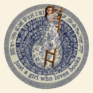 Personalized Christmas Gifts For Book Lovers Quilted Round Mat 03tgtn021025