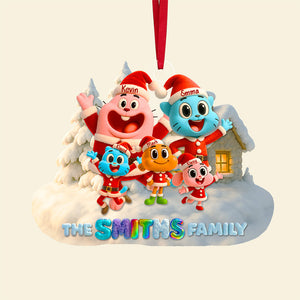 Cute Family Christmas Ornament Personalized Gifts For Family 02OHTA250825