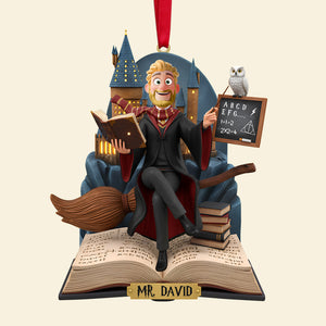 Personalized Gifts For Teacher Christmas Ornament 01natn031025