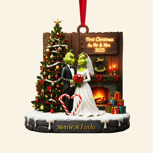 Personalized Gifts For Newlyweds Christmas Ornament 03kita290925