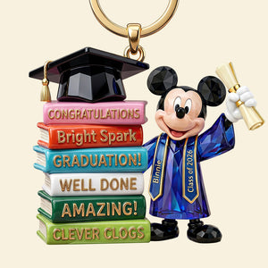 Celebrate Graduation Keychain - Personalized Gifts For Graduates 05padt080526