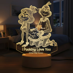 Funny Couple LED Light Personalized Gifts For Couple 10TGLU151125