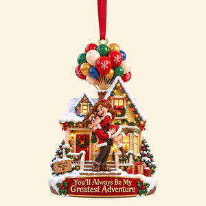 Romantic Couple Christmas Ornament - Personalized Gifts For Couple 03tytn220926