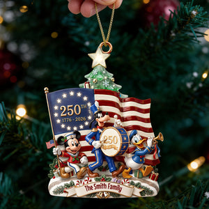 American Pride Edition Christmas Ornament - Personalized Gifts For Patriots 07PADT021026