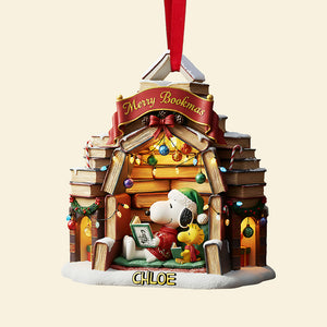 Personalized Gifts For Book Lovers Christmas Ornament 04kita190925