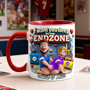 Playful Athletic Couple Mug – Personalized Gift For Sporty Couples 03HULU120126