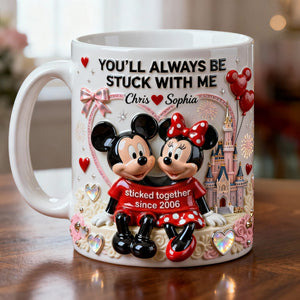 Cute Couple In Shirt Coffee Mug, Personalized Gifts For Couple 02qhlu210126