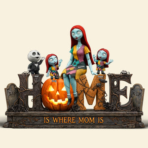 Mom and Kids Spooky Acrylic Plaque - Personalized Gifts For Mother's Day 03toqn250326