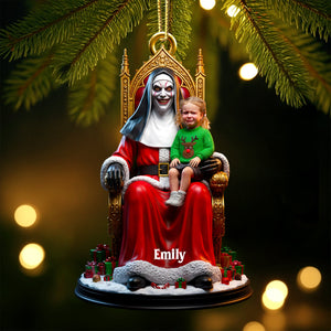 Horror Santa Custom Photo Ornament Christmas Gifts 01DTDT100925