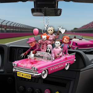 Horror Characters Car Ornament - Personalized Gifts For Horrror Movie Fans 03NALU050825